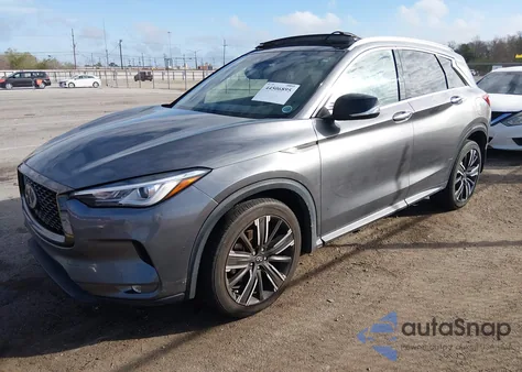2021 Infiniti Qx50 Luxe из США, поврежденный, VIN 3PCAJ5BA5MF124860